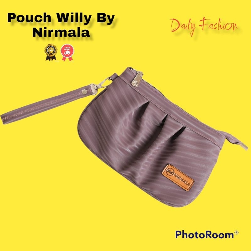 POUCH WILLY ORIGINAL BY NIRMALA BAHAN CHOCOLY SALUR ANTI AIR PREMIUM