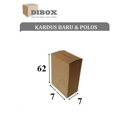 

KARDUS / BOX KARTON POLOS UKURAN 7 x 7 x 62 CM SINGLE WALL