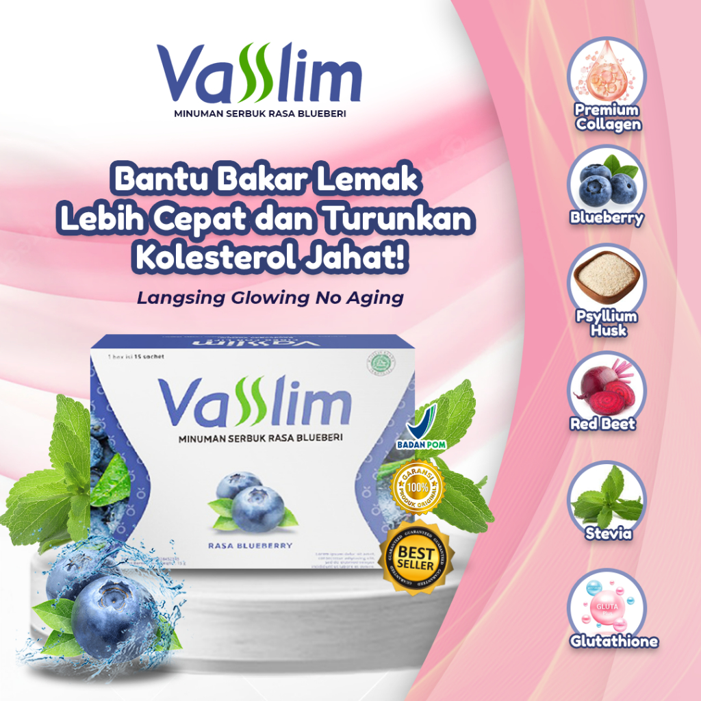 Vasslim Pelangsing Penurun Berat Badan Pelangsing Perut Buncit Wanita Cepat dan Ampuh