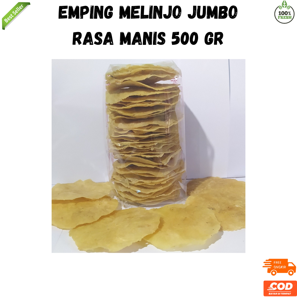 

Emping Jumbo Rasa Manis Asli Produksi Limpung 50000 Gr