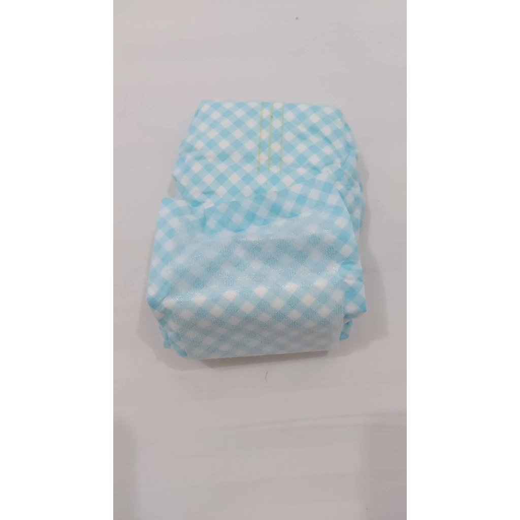 Isi 10 PCS JANTAN/MALE BERCORAK BIRU Design Pet/Anabul/Binatang  - Pampers/diapers/Popok untuk Anjing