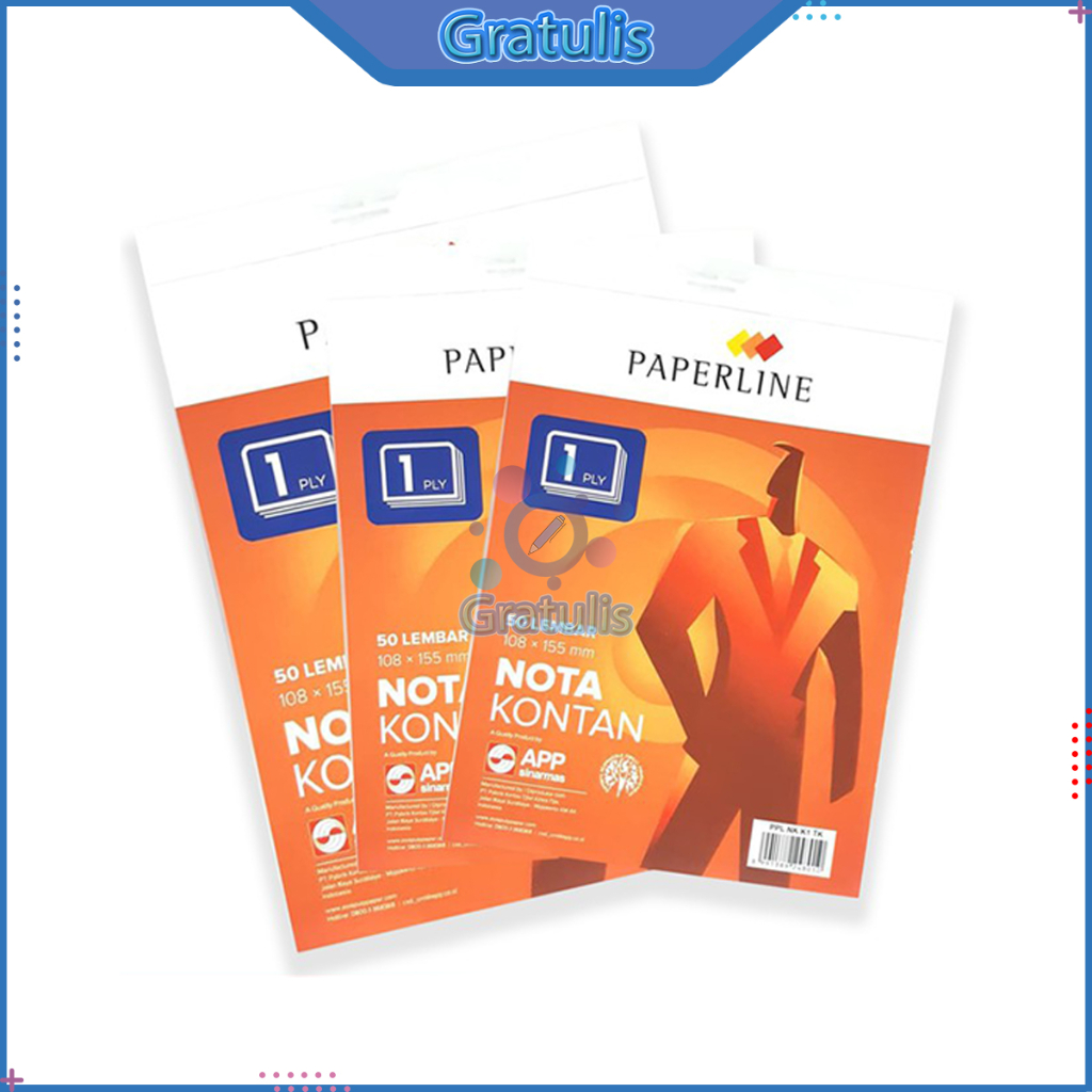 

NOTA PEMBELIAN 1 PLY PAPERLINE [PPL-NK-K1-TK/1 BUKU] / NOTA KONTAN K1 1 PCS / NOTA BARANG BELANJAAN / STRUK TOTAL HARGA [1 BUAH]