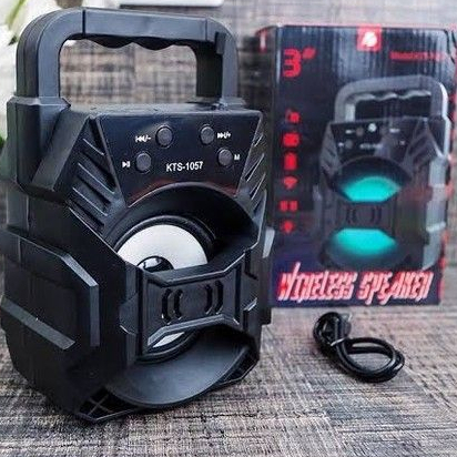 TERBARU  SPEAKER WIRELESS TYPE KTS-1057 BLUETOOTH  BIG SOUND KUALITAS BAGUS  TERMURAH