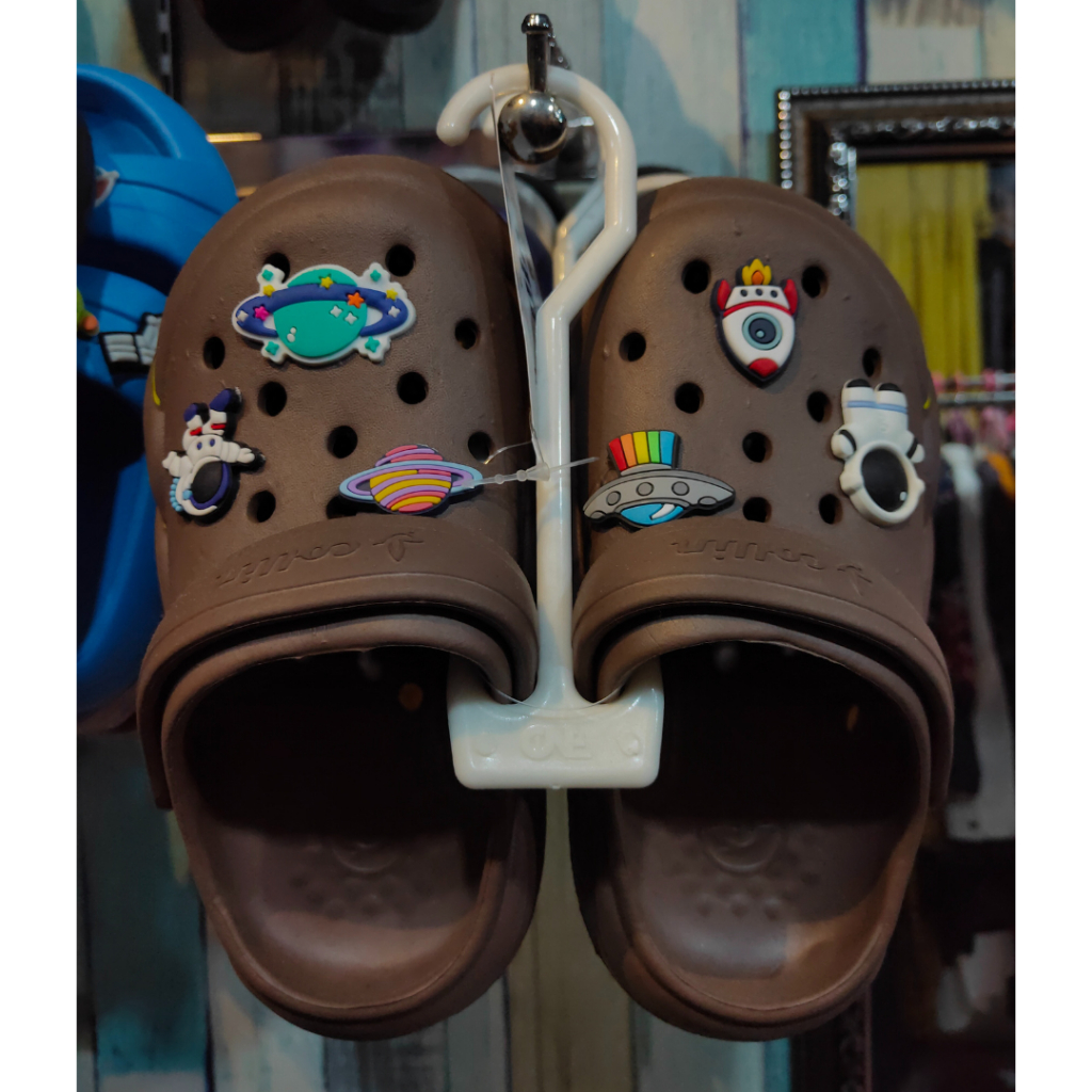 Belta Gallery Sandal Anak Unisex Model Baim Bahan Karet Kekinian Trendy