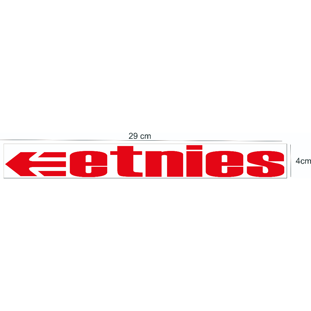 STIKER SPONSOR ETNIES