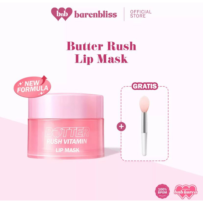BNB barenbliss Butter Rush Vitamin Lip Mask Moisturizing Lip Balm