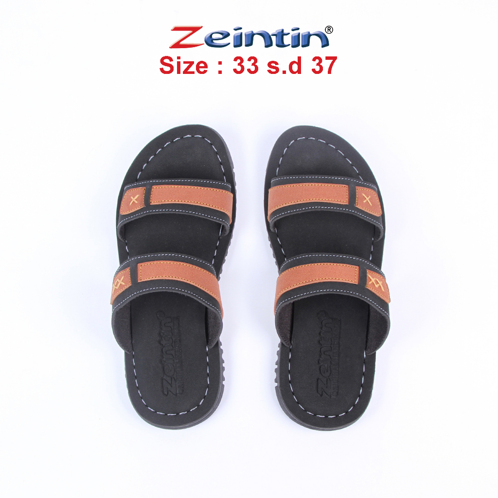 Zeintin - Sandal Anak Tanggung Sendal Laki Selop Gesper Laki - Laki Sandal Sehari - Hari Terbaru Hand Made Zeintin IN