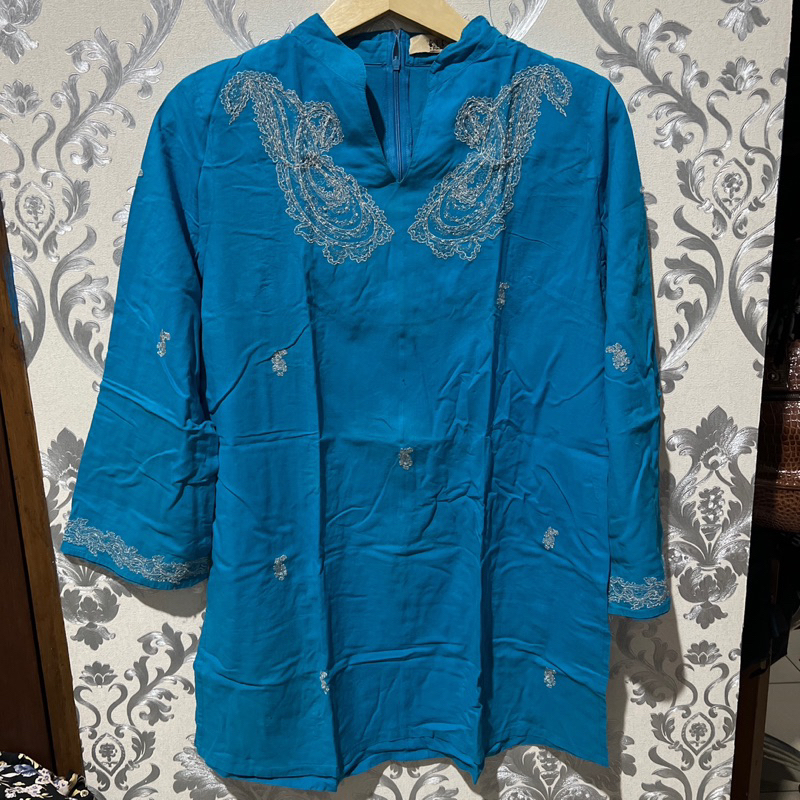 Atasan wanita/blouse tunik wanita merk BLF woman/baju muslim/atasan muslim