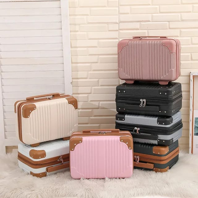 BEAUTY CASE 010  FIBER 12 INCH , PROMO IMPORT HIGH QUALITY COLOURFULL