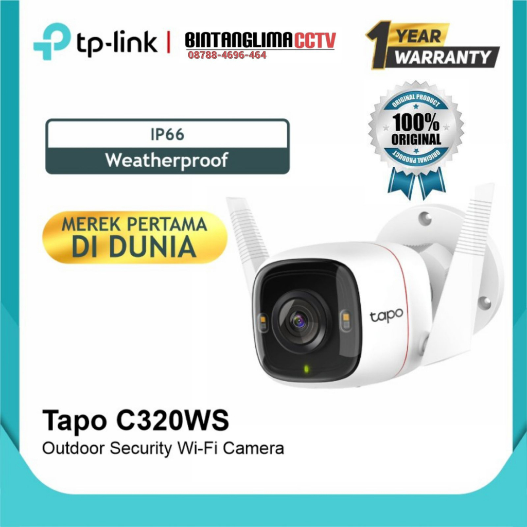 TP-LINK Tapo C320WS Outdoor Security Wi-Fi Camera