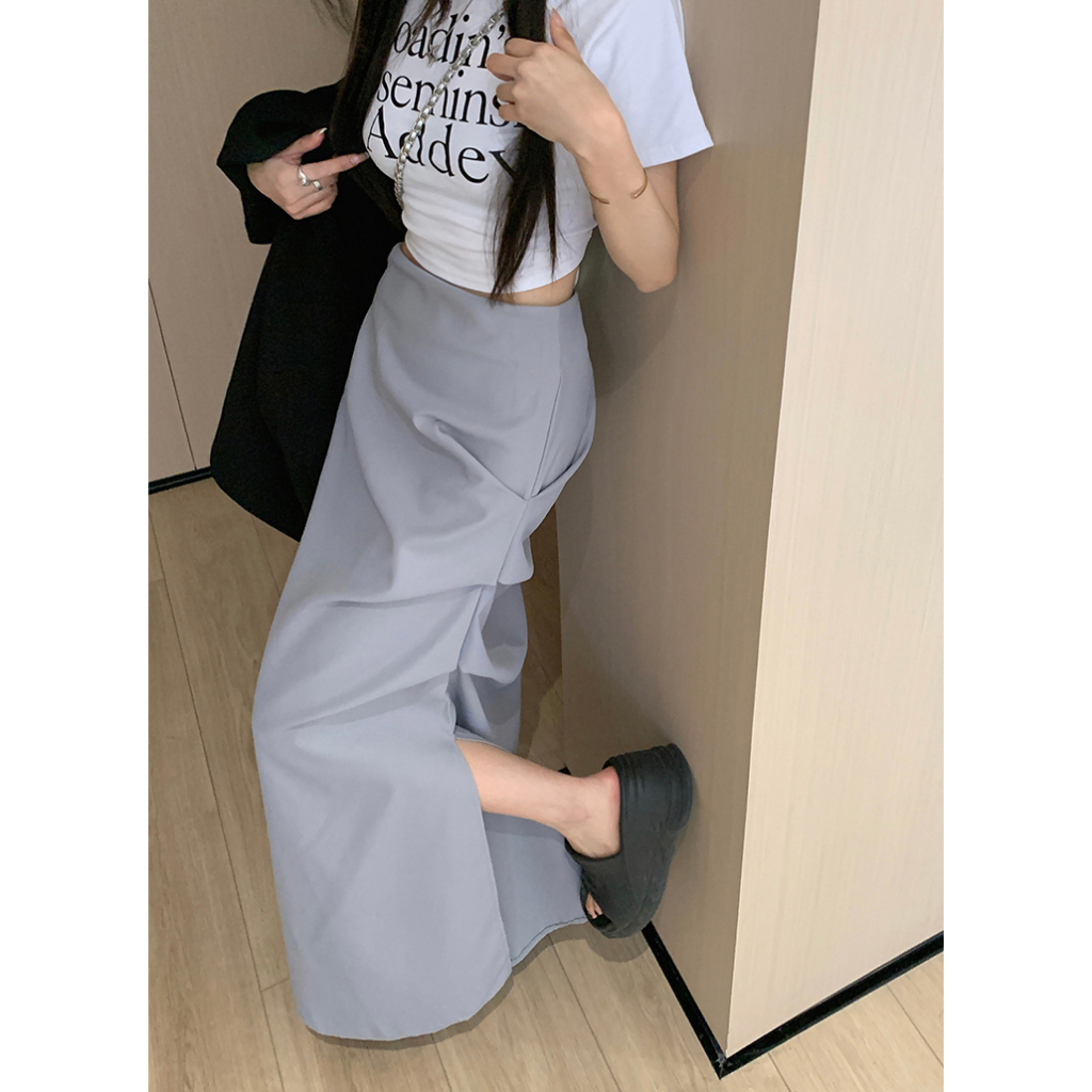 XIAOZHAINV Rok Setengah Panjang Longgar Gaya Korean Style Wanita 009