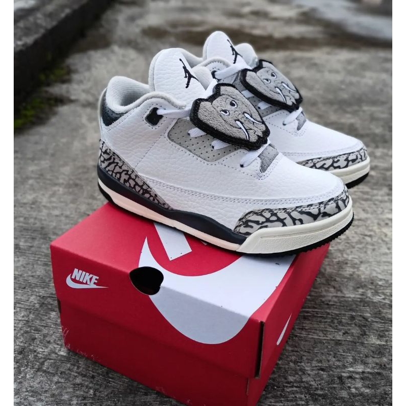 Nike Air Jordan 3 Retro Elephant Toddler Original