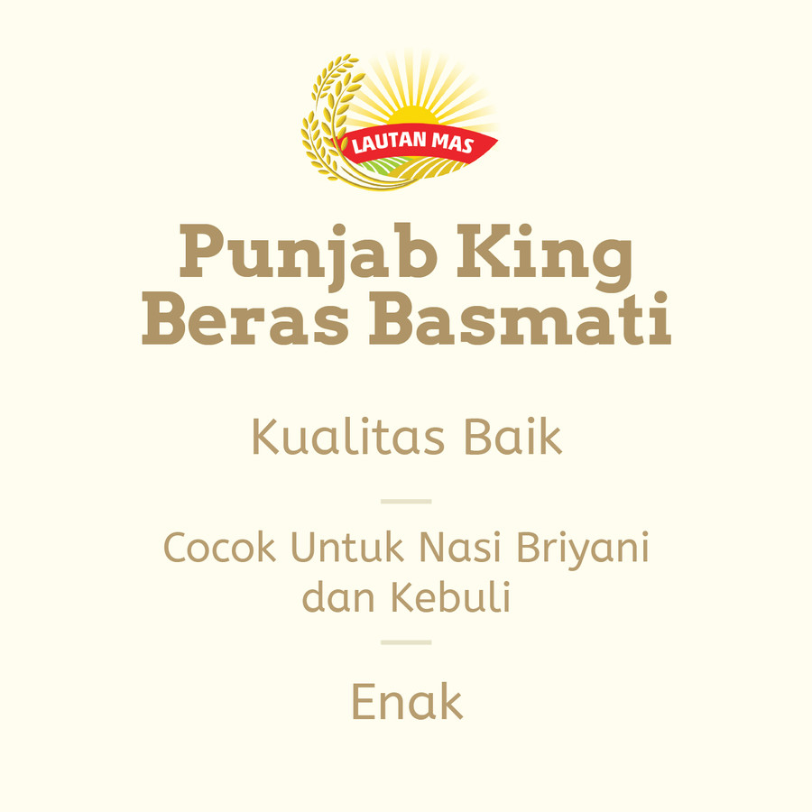 Beras Basmati Punjab King Premium 5 kg