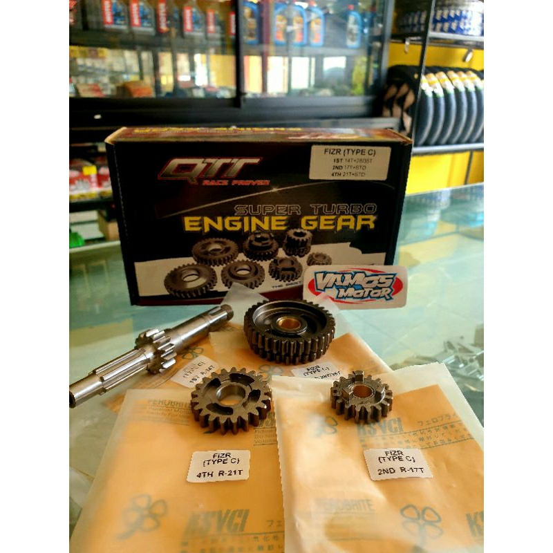 Gear Box Gear Gigi Rasio QTT FIZR Type C 14T+28/35