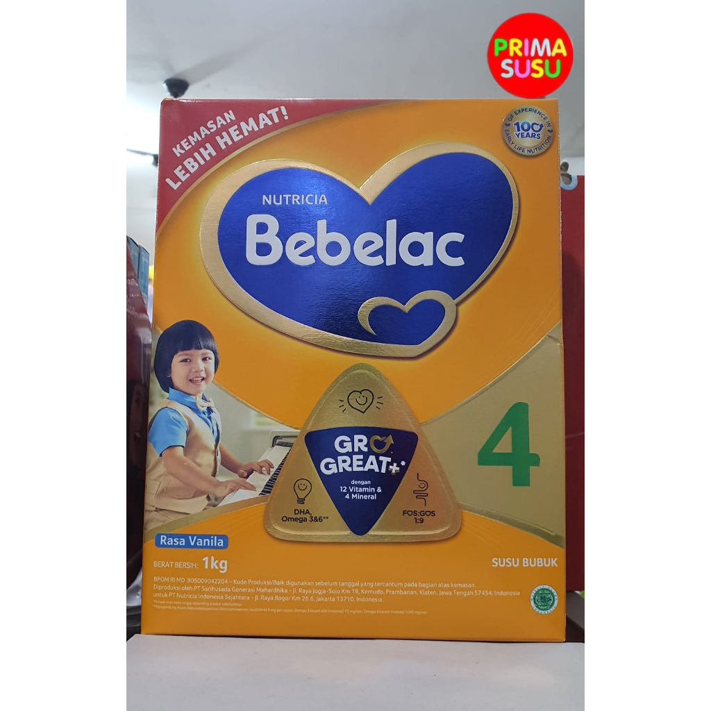 BEBELAC 4 1000GR Vanila, Madu