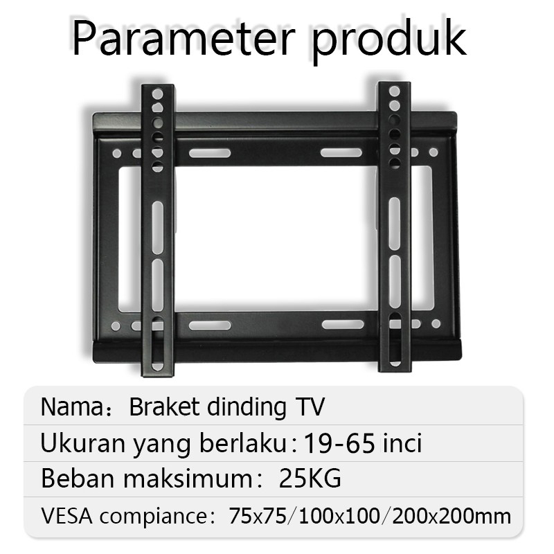 Bracket TV Dudukan LCD LED  TV Yang Dapat Disesuaikan[19 inch-60 inch]