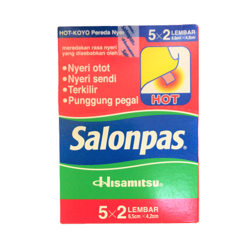 Salonpas Hot Koyo Box 10's Sachet Hisamitsu / Koyo Salonpas Hot Box 10's Sachet Hisamitsu