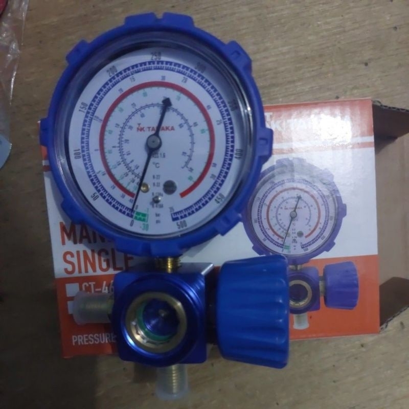 Manifold Gauge 500psi Single Sightglass Starmec PGS-467L/C 500 Psi
