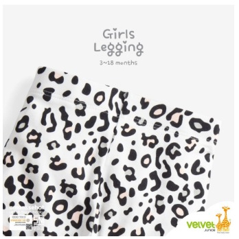 VELVET Baby Girl Legging POLOS MOTIF Bayi Anak Serie 4