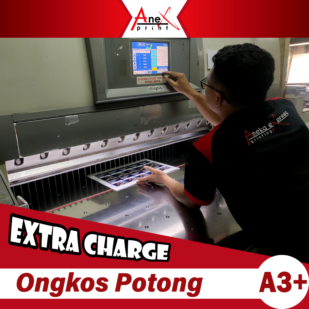 

EXTRA CHARGE ONGKOS POTONG KERTAS DAN STICKER A3+ / DIE CUT STIKER DAN KERTAS A3+