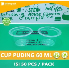 

CUP PUDING 60 ML - PUDING JELLY AGAR - 50 PCS