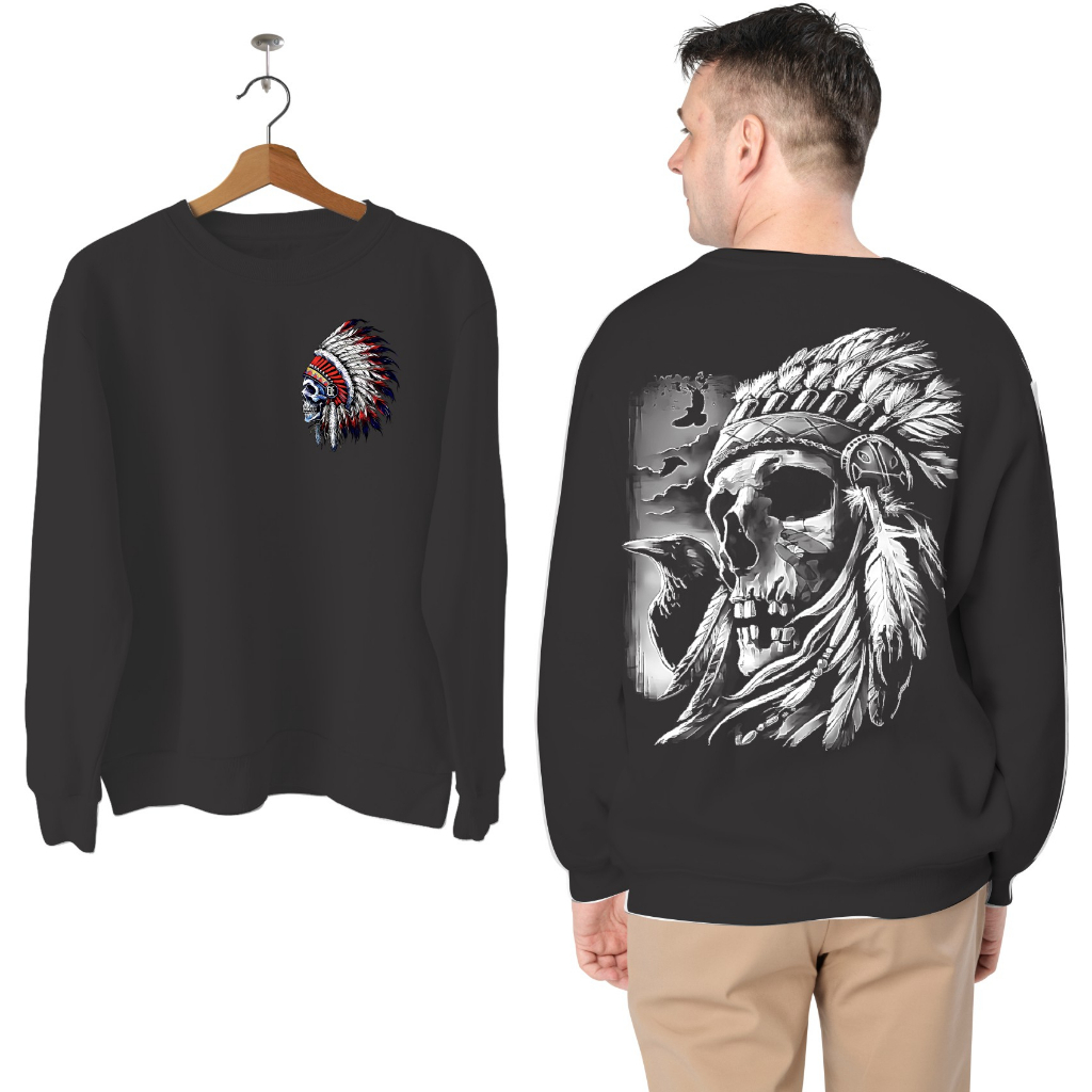 SWEATER HOODIE PRIA DAYAK BLKNG DTF /JAKET SWEATER PRIA/SWEATER PRIA DISTRO/SWEATER PRIA KOREA/SWEAT