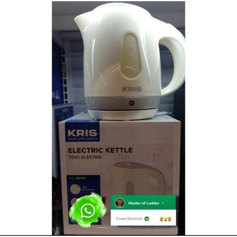 Kles/kris kettle Elektrik pemanas Air 1L teko listrik hotel