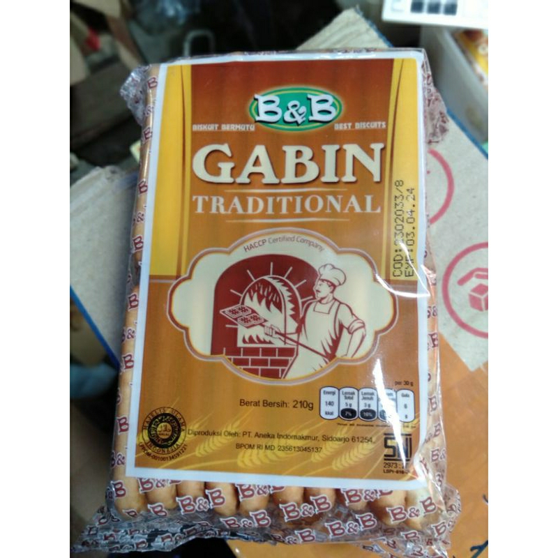 

gabin b&b tradisional 210 g