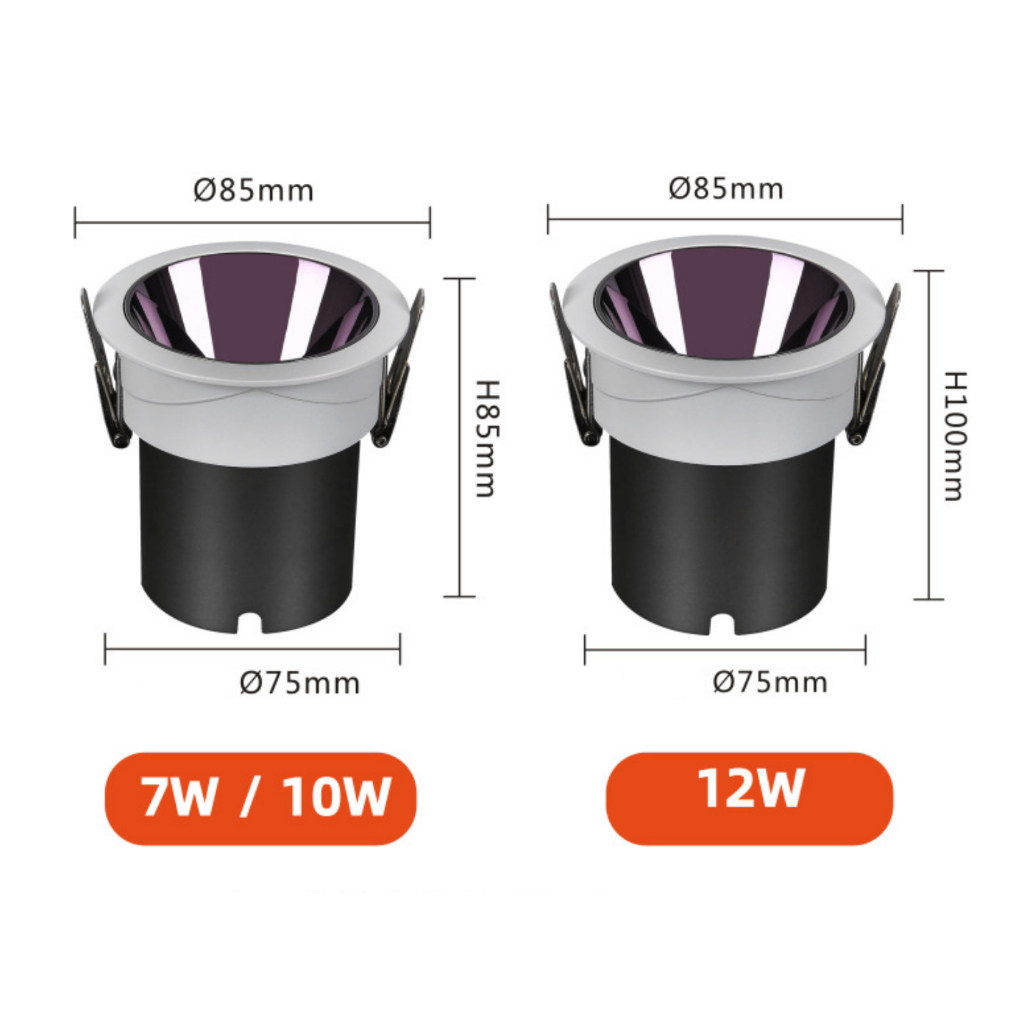 AMC S02 COB LED Spotlight CRI Ra 95+ Lampu Sorot Plafon Spot Light