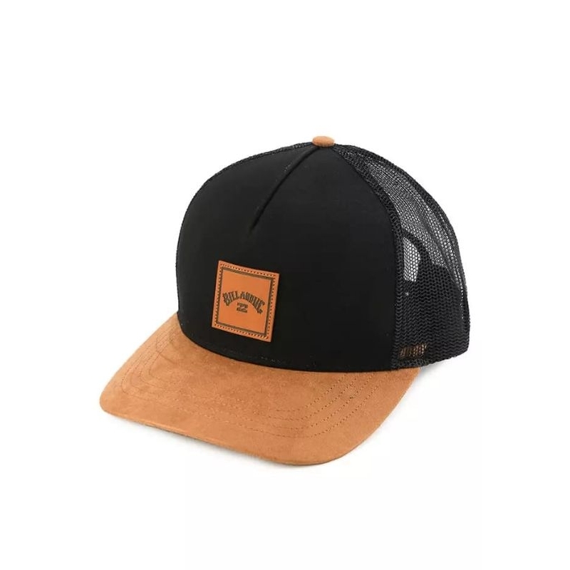 Topi Billabong Stacked Trucker Original Black tan