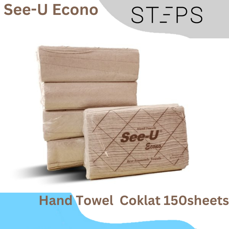 Tissue HAND TOWEL SEE-U / TISU hand towel SEE U ECONO 150 sheets