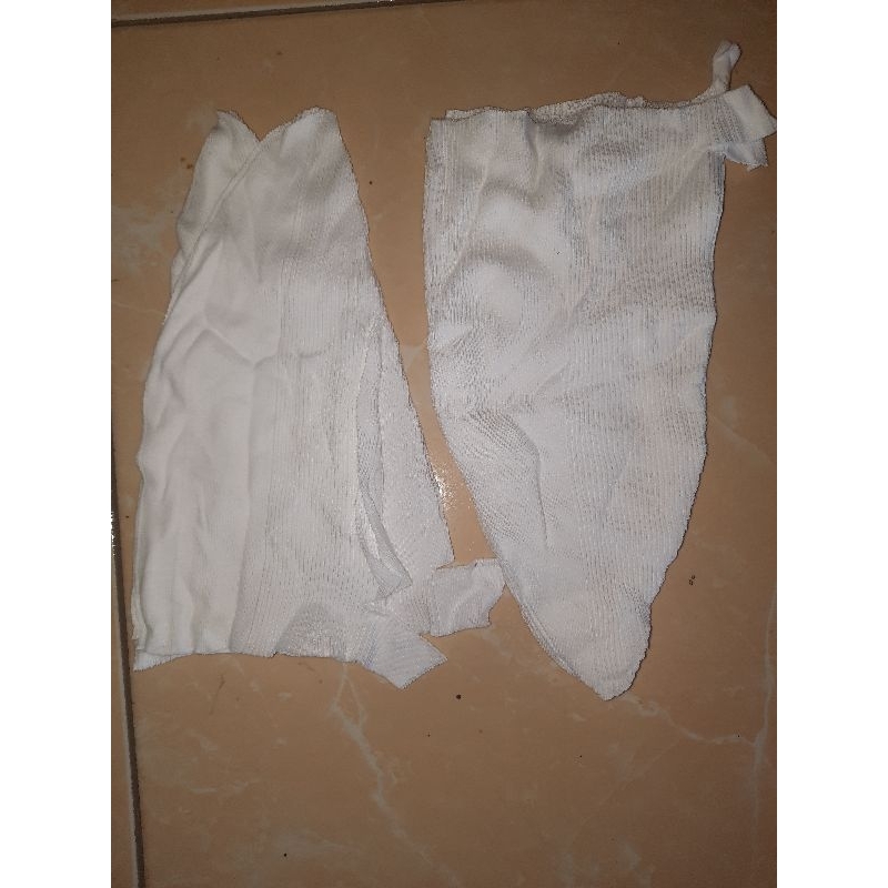 Majun Putih Hings Katun/Majun Putih Kaos Singlet