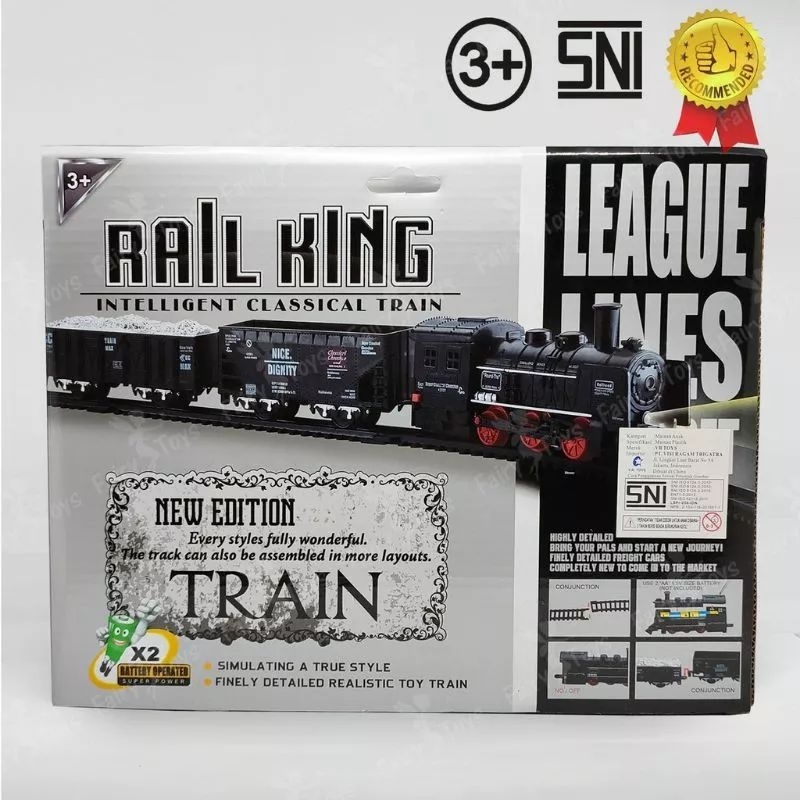 JOFESTORE88 X FerenHongXia MAINAN TRAIN SET RAIL KING 13 PCS