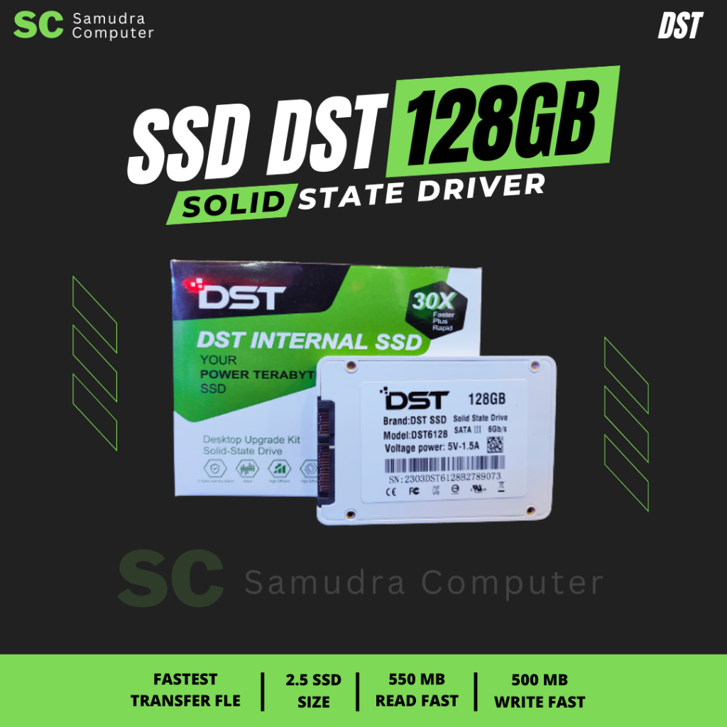 SSD DST 128GB Sata III Garansi Resmi