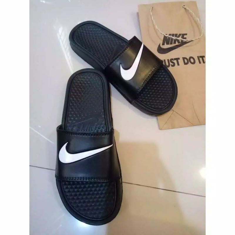 CUCI GUDANG!!! Sandal Nike Pria Wanita Sandal Slop Nike Benassi Swoosh