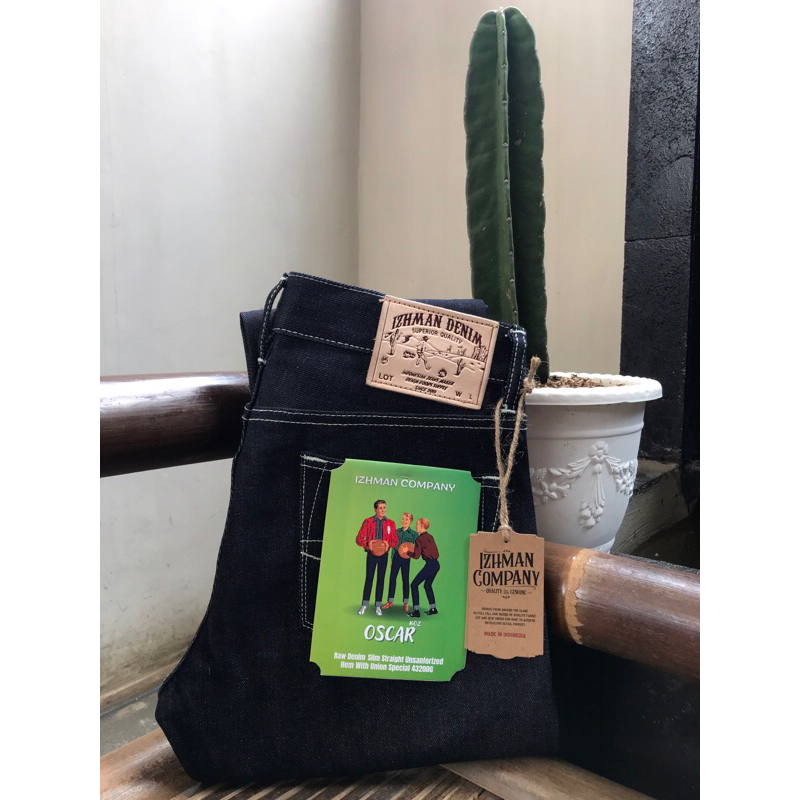 Izhman Denim - Oscar 16oz Celana Denim Selvadge Accent - Super Deep Indigo