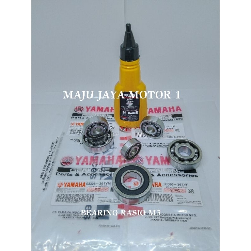 Laher Rasio Gardan 6pc+Oli Gardan Mio M3 Mio soul GT 125 Fino 125 Xride 125 Mii