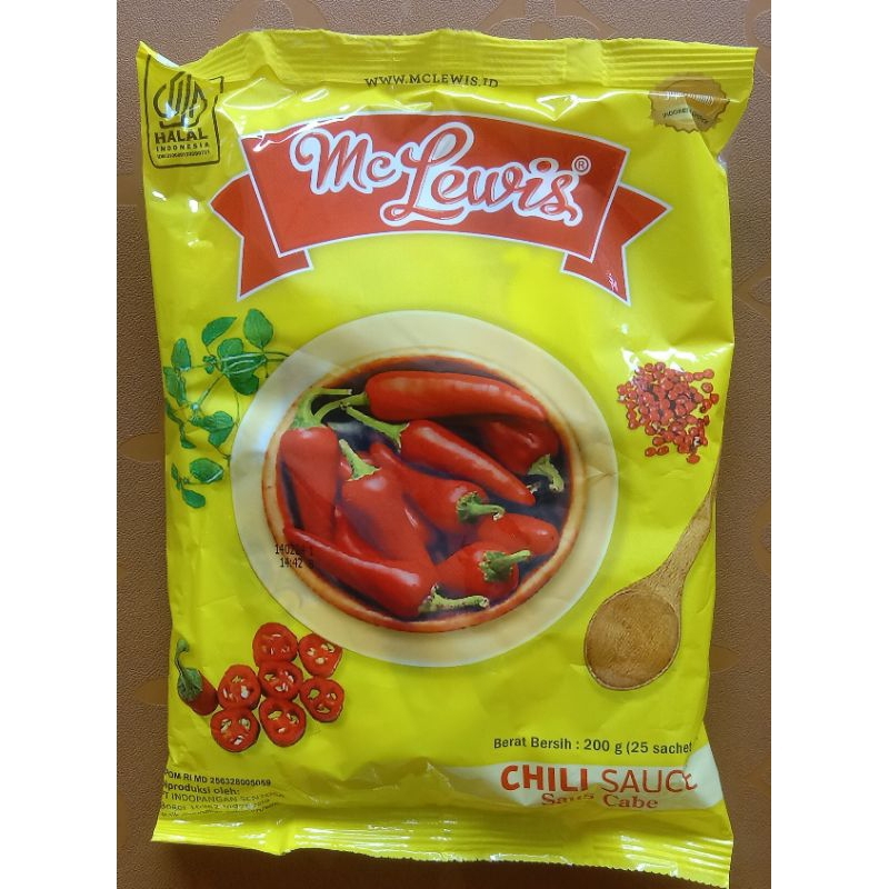 

Saus Sachet Mc Lewis isi 25 pcs
