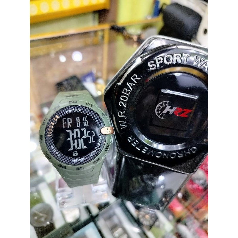 jam tangan sport HRZ touch digital original ✅
