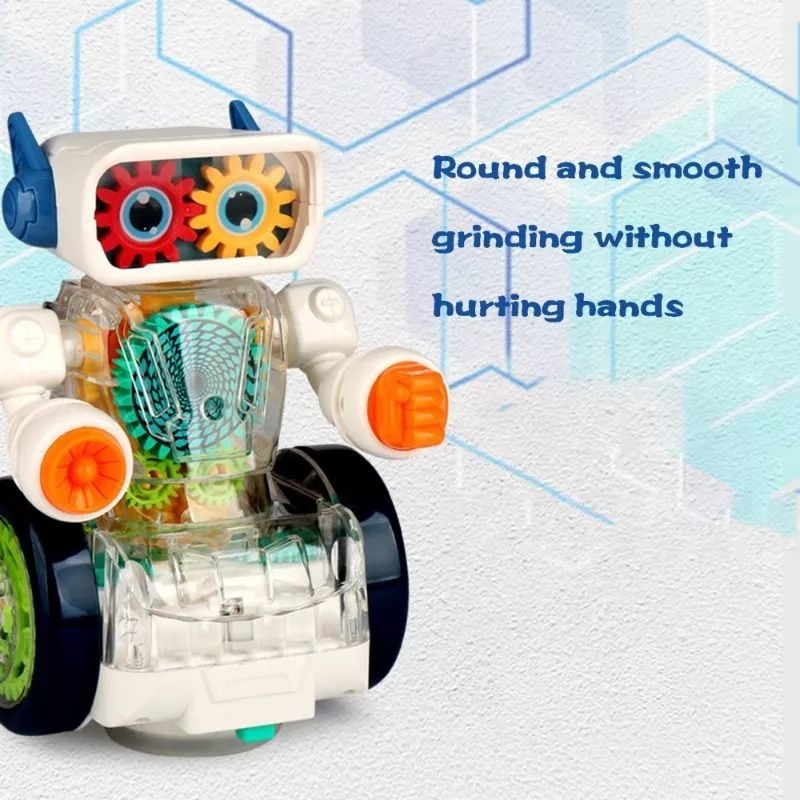 JOFESTORE88 X FerenHongXia MAINAN ROBOT ROTATING GeAR MAINAN ANAK ELECTRIK WALKING