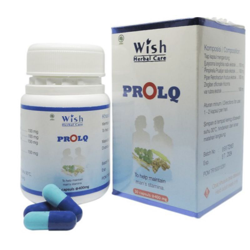 PROLQ -SUPLEMEN HERBAL STAMINA PRIA TAHAN LAMA ASLI ORIGINAL DR, BOYKE