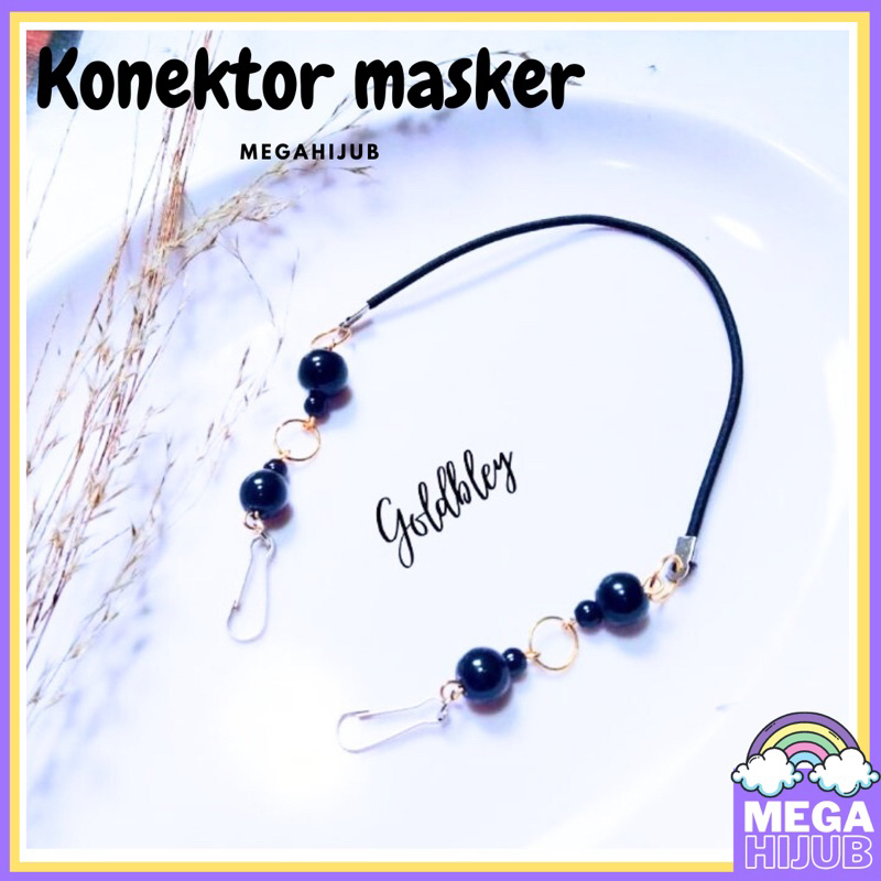 Connector Zey / KONEKTOR MUTIARA / KONEKTOR MASKER / CONNECTOR MASK / KONEKTOR MASKER HIJAB