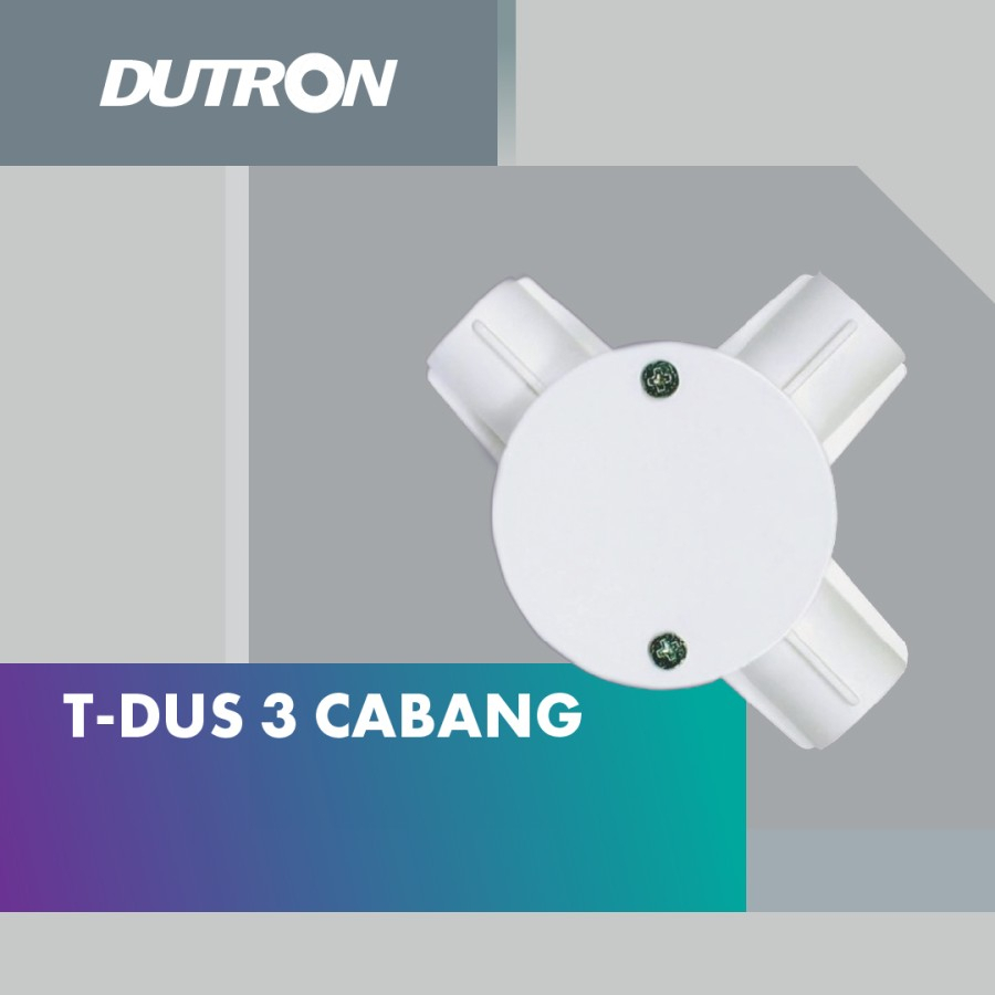 T Dus Cabang 3 Tdus Dutron Cabang 3 Sni Tdus 3 Lubang Dutron Putih