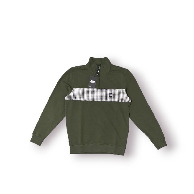 WEEKEND OFFENDER ANTELOPE VALLEY DARK GREEN HALFZIP