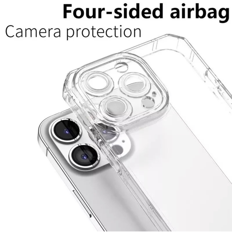 Clear Case Four Sided AirBag Samsung A04 A04e A04s A24 A34 A54 A13 4G A03 Core A33 A53 A73 A11 A12 A31 A51 A71 A22 A52