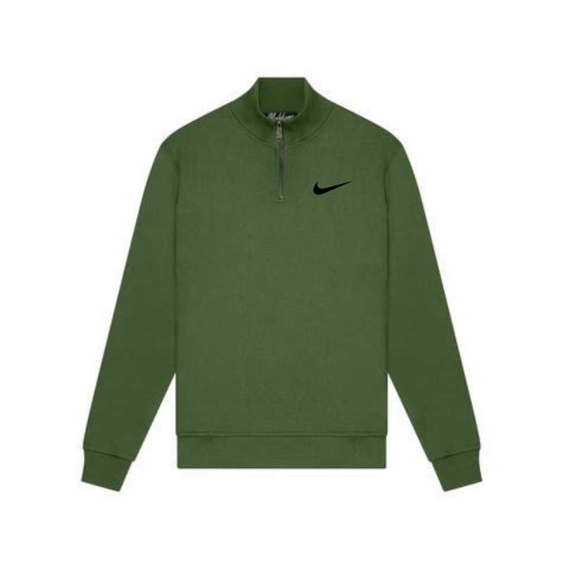 Nike Sweatshirt Rugby Basic Halfzip Black /Sweater Nike /Crewneck Nike /Jaket Nike /Hoodie Nike