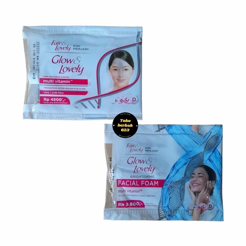 FAIR &amp; LOVELY Sachet [ Satuan ] Multivitamin &amp; Facial Foam