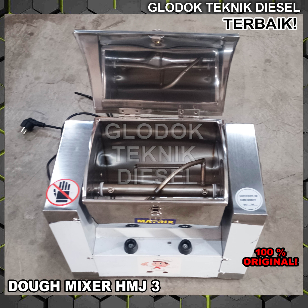 Matrix Mixer Adonan Horizontal HMJ 3 Dough Mixer HMJ3 Mesin Pengaduk Adonan Mie Roti Kue