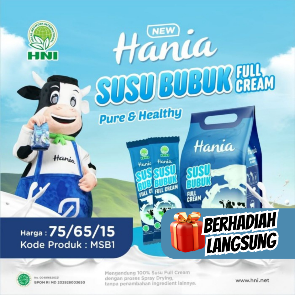 

Hania Susu Bubuk Full Cream Hni Hpai