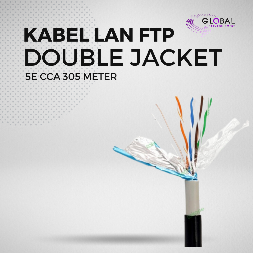 KABEL LAN FTP CAT 5 BY GLOBAL